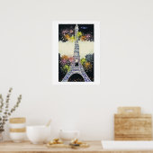 Eiffelturm Paris, Geschenk für Reisende Poster (Küche)