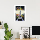 Eiffelturm Paris, Geschenk für Reisende Poster (Heimbüro)