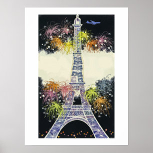 Eiffelturm Paris, Geschenk für Reisende Poster