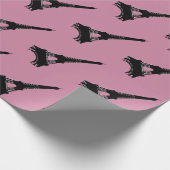 Eiffelturm Paris Geschenkpapier (Ecke)