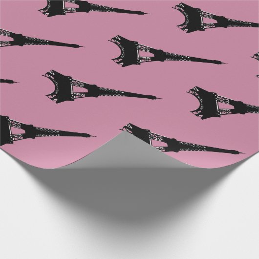 Eiffelturm Paris Geschenkpapier (Ecke)