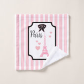 Eiffelturm Paris Handtuch-Set Badhandtuch Set (Waschlappen)
