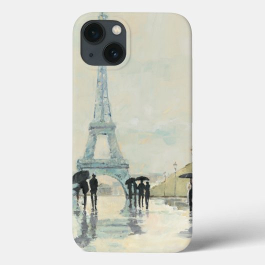 Eiffelturm | Paris im Regen Case-Mate iPhone Hülle (Rückseite)