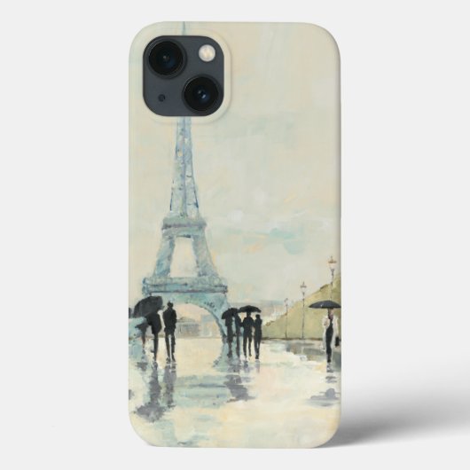 Eiffelturm | Paris im Regen Case-Mate iPhone Hülle (Rückseite)