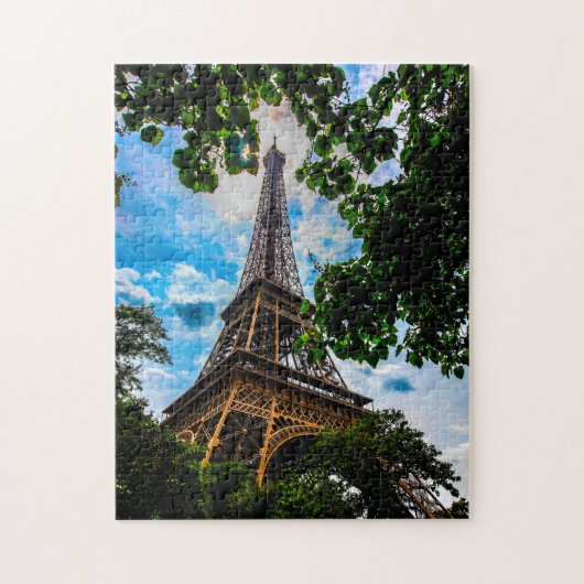 Eiffelturm Paris. Jigsaw Puzzle (Vertikal)