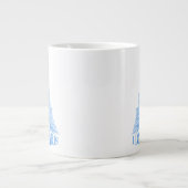 Eiffelturm.Paris Jumbo-Tasse (Vorderseite)