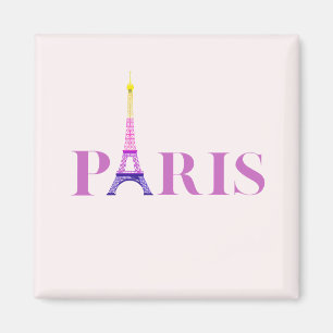 Eiffelturm-Paris-Lebendig und Bunt- Magnet