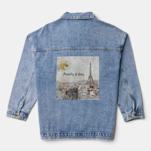 Eiffelturm Paris - Mental in Paris Jeansjacke