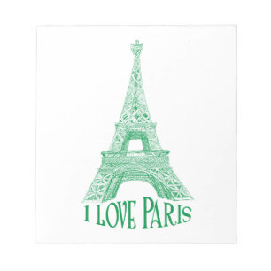 Eiffelturm.Paris Notizblock