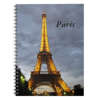 Eiffelturm-Paris-Notizbuch Notizblock