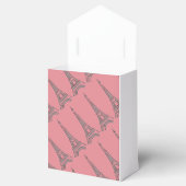 Eiffelturm Paris Pink Gastgeschenk Boxes Geschenkschachtel (Geöffnet)