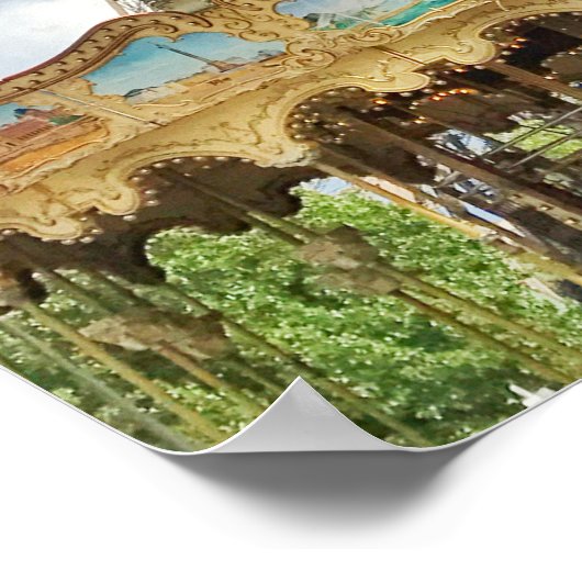 Eiffelturm, Paris Poster (Ecke)