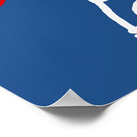 Eiffelturm Paris Poster (Ecke)