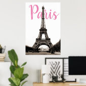 Eiffelturm Paris Poster (Heimbüro)