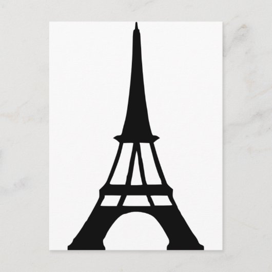 Eiffelturm - Paris Postkarte (Vorderseite)