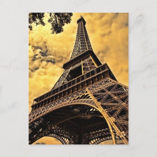 Eiffelturm, Paris Postkarte (Vorderseite)
