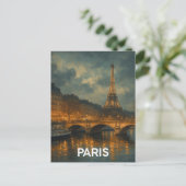 Eiffelturm Paris Postkarte (Stehend Vorderseite)