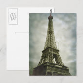 Eiffelturm Paris Postkarte (Vorne/Hinten)