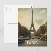 Eiffelturm Paris Postkarte (Vorne/Hinten)