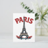 Eiffelturm, Paris Postkarte (Stehend Vorderseite)
