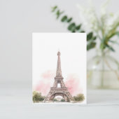 Eiffelturm Paris Postkarte (Stehend Vorderseite)