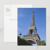 Eiffelturm, Paris Postkarte (Vorne/Hinten)