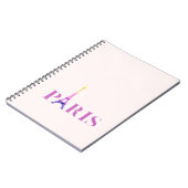 Eiffelturm-Paris-pulsierend und farbenfroh- Notizblock (Linke Seite)