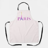 Eiffelturm-Paris-pulsierend und farbenfroh- Schürze (Vorderseite)