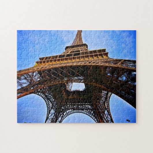 Eiffelturm Paris. Puzzle (Horizontal)