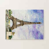 Eiffelturm Paris. Puzzle (Horizontal)
