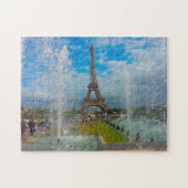 Eiffelturm Paris. Puzzle (Horizontal)