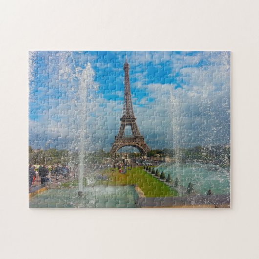 Eiffelturm Paris. Puzzle (Horizontal)