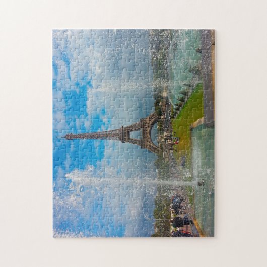 Eiffelturm Paris. Puzzle (Vertikal)
