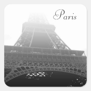 Eiffelturm, Paris Quadratischer Aufkleber