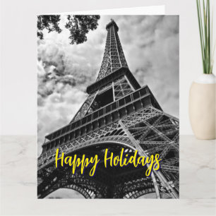 Eiffelturm Paris Reise Vintage Retro Kunst Karte