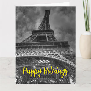 Eiffelturm Paris Reise Vintage Retro Kunst Karte
