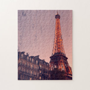 Eiffelturm - Paris Retro Style - 11x14 - 252 Stk. Puzzle
