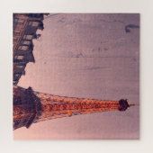 Eiffelturm - Paris Retro Style - 20x20 -676 Stk. Puzzle (Horizontal)
