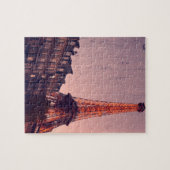 Eiffelturm - Paris Retro Style - 8x10 - 110 Stk. Puzzle (Horizontal)