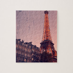Eiffelturm - Paris Retro Style - 8x10 - 110 Stk. Puzzle