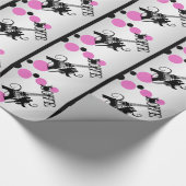 Eiffelturm Paris romantisch Geschenkpapier (Ecke)