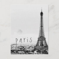 Eiffelturm Paris Stadt Grau Vintage Aussicht