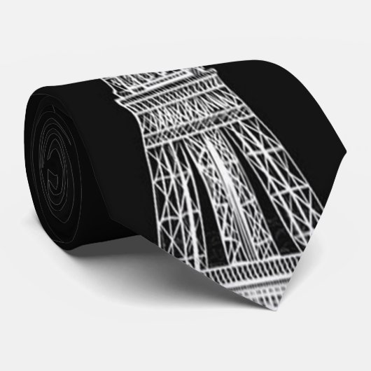 Eiffelturm Paris Stadtbild Krawatte Männer (Gerollt)