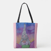 Eiffelturm Paris Tasche (Rückseite)