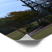 Eiffelturm, Paris, Texas Poster (Ecke)