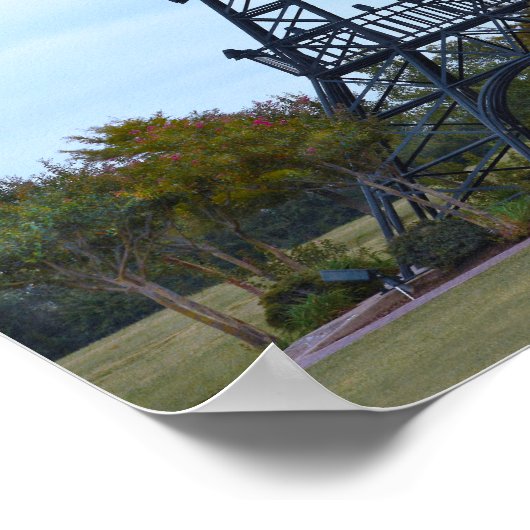 Eiffelturm, Paris, Texas Poster (Ecke)