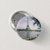 Eiffelturm. Paris, um 1960. Button (Vorne & Hinten)