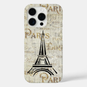 Eiffelturm Paris Vintage-Postkartendesign iPhone 16 Pro Hülle