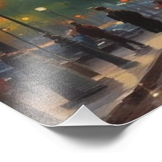 Eiffelturm Paris Vintage Retro Art Fotodruck (Ecke)