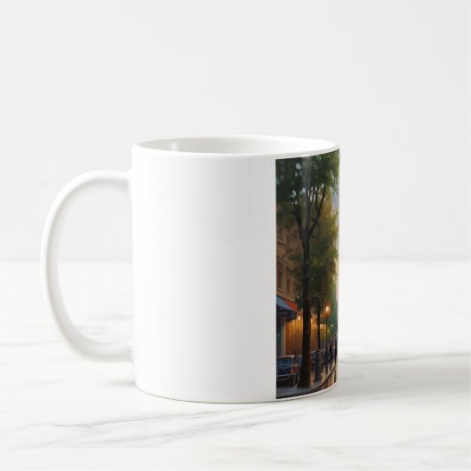 Eiffelturm Paris Vintage Retro Art Kaffeetasse (Links)